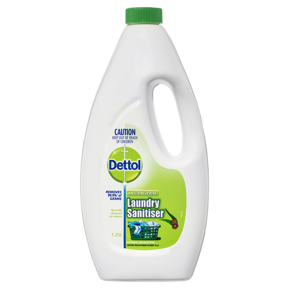 Dettol AntiBacterial Laundry Sanitiser Eucalyptus 1.25L